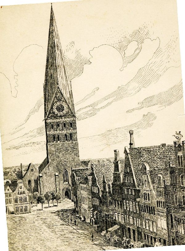 Postkarte: Lühneburg 07. Sept. 1910 Herr Dr. von Hoff (Schloß Wernigerode GmbH RR-F)