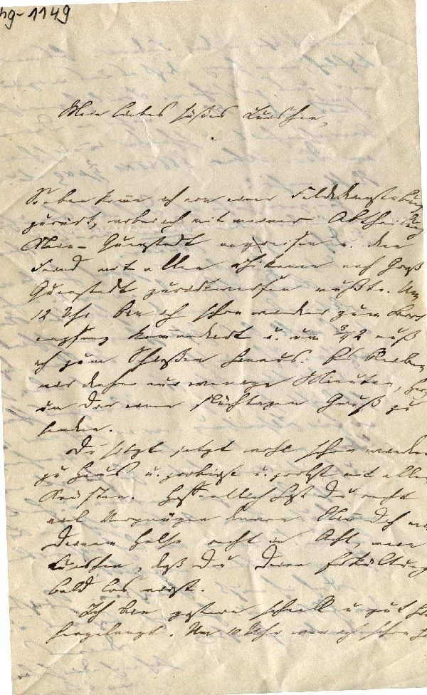 Brief: ohne Datum "Mein liebes, süßes Luischen" (Schloß Wernigerode GmbH RR-F)