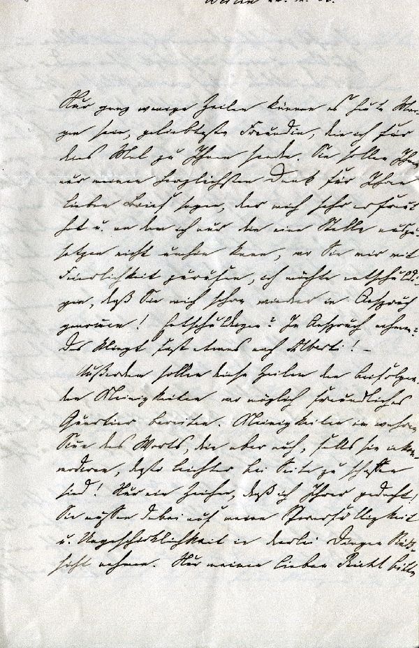 Brief: Berlin d. 22.12.63 H. von Hoff an geliebte Freundin (Schloß Wernigerode GmbH RR-F)