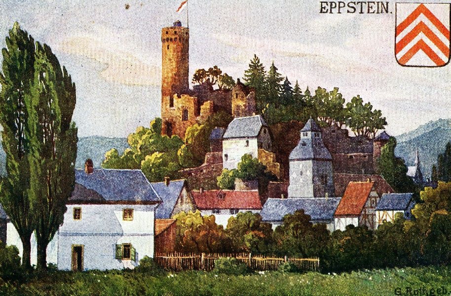 Druck, Postkarte: Burgruine Eppstein (Schloß Wernigerode GmbH RR-F)