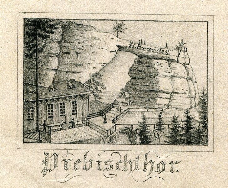 Handzeichnung: Prebischthor (Schloß Wernigerode GmbH RR-F)