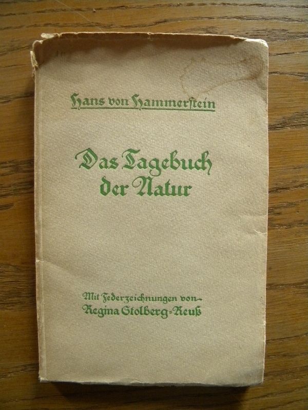 Buch "Das Tagebuch der Natur" mit Federzeichnungen (Schloß Wernigerode GmbH RR-F)