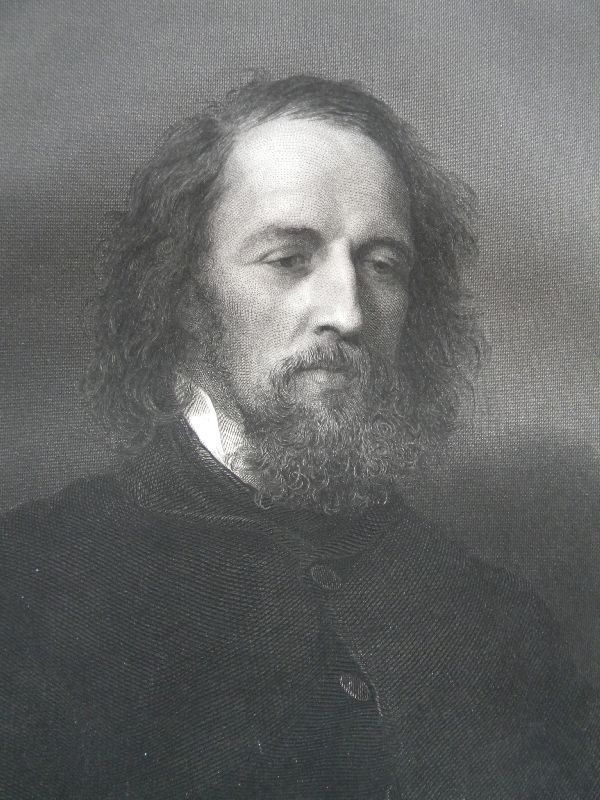 Stahlstich: Alfred Lord Tennyson (Schloß Wernigerode GmbH RR-F)