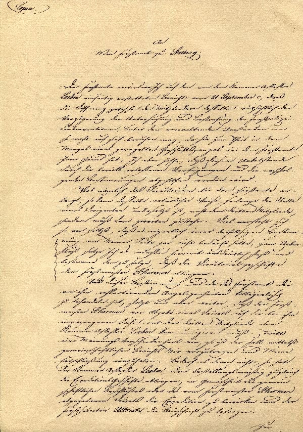 2. Abschrift ... vom Nov. 1837 (Schloß Wernigerode GmbH RR-F)