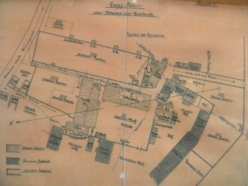 Fotokopie: Lageplan vom Kloster in Drübeck, Blatt 1 (Schloß Wernigerode GmbH RR-F)