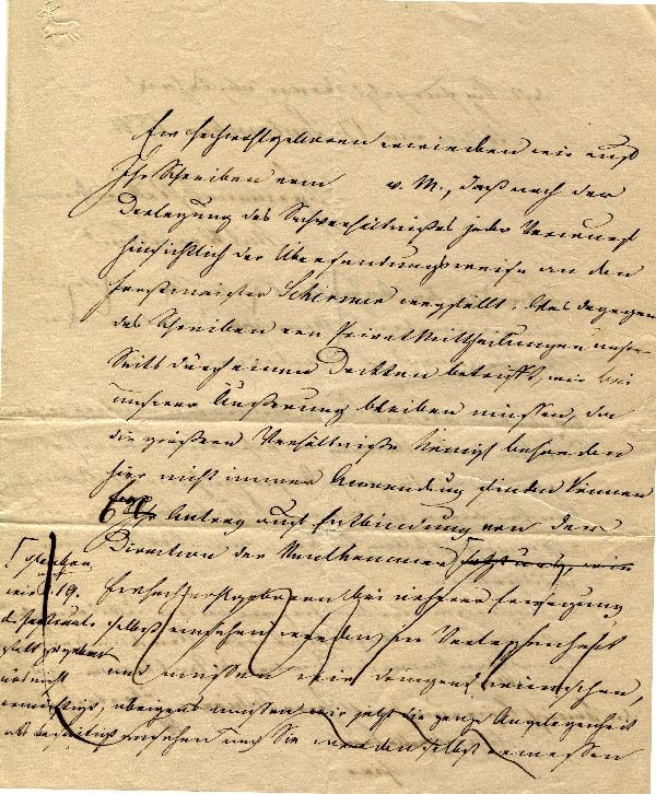 17. Sept. 1841 Brief des Grafen Hermann zu Stolberg-Wernigerode (Schloß Wernigerode GmbH RR-F)