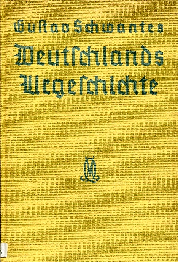 Deutschlands Urgeschichte, mit Einkleber (Schloß Wernigerode GmbH RR-F)