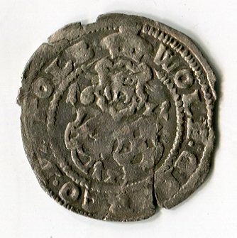 Münze, Silber, Kipper- 12 Kreuzer, Wolfgang Georg zu Stolberg Wernigerode 1621 (Schloß Wernigerode GmbH RR-F)