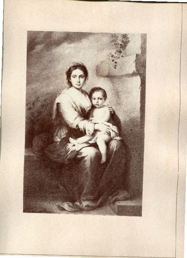 Chromolithographie: Mother and Child by Marillo, Corsini Gallery (Schloß Wernigerode GmbH RR-F)
