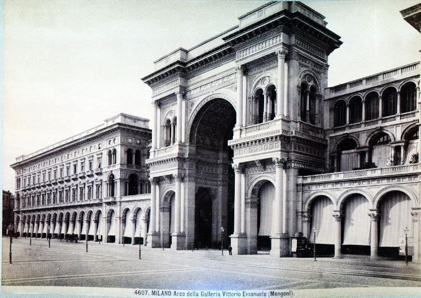 Fotografie: 4607 Milano Arco della Galleria Vittorio Emanuele (Mengoni) (Schloß Wernigerode GmbH RR-F)