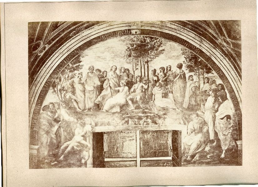 Chromolithographie: Mount Parnassus by Raphael, Vatican (Schloß Wernigerode GmbH RR-F)