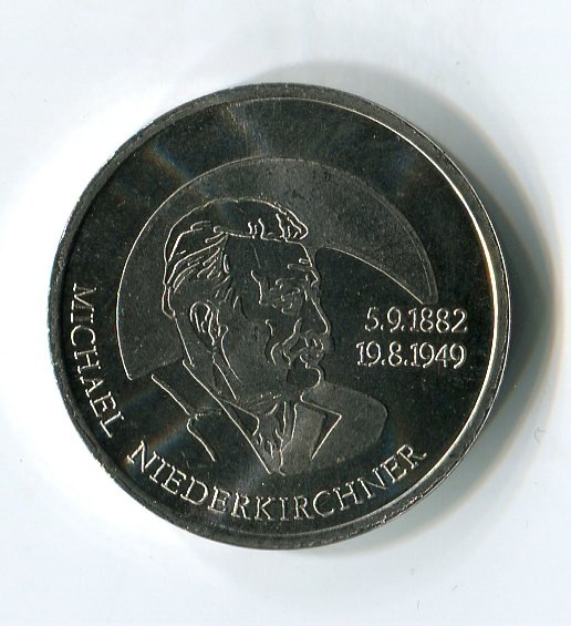 Gedenkmedaille für Michael Niederkirchner (Schloß Wernigerode GmbH RR-F)