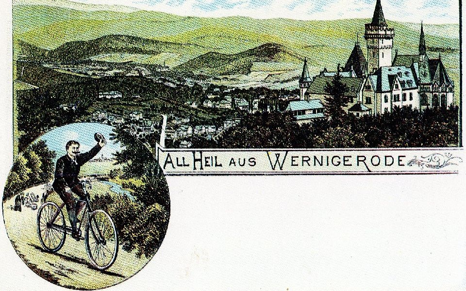 Postkarte, All Heil aus Wernigerode (Schloß Wernigerode GmbH RR-F)