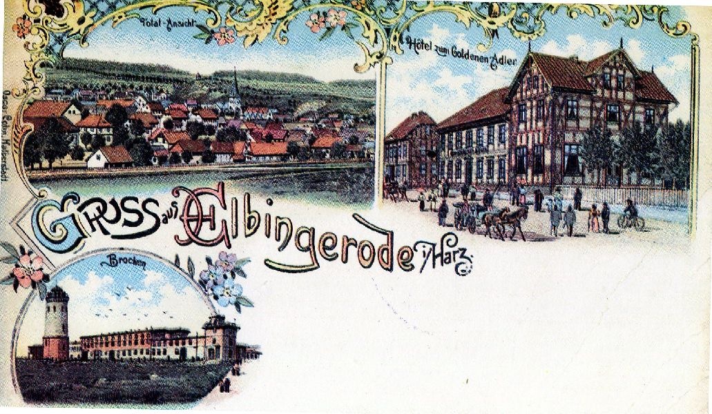 Postkarte Gruss aus Elbingerode/ i. Harz (Schloß Wernigerode GmbH RR-F)