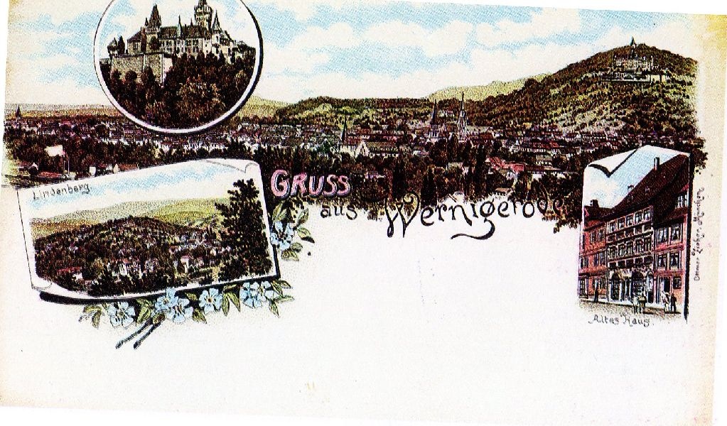 Postkarte, Gruss aus Wernigerode (Schloß Wernigerode GmbH RR-F)