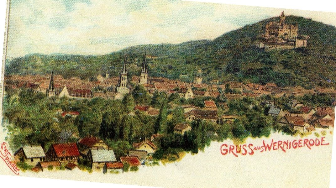 Postkarte Gruss aus Wernigerode (Schloß Wernigerode GmbH RR-F)