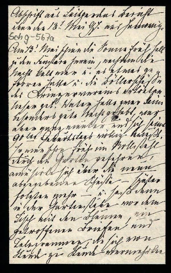 Abschrift aus Luitgarder Brief ü. d. 13. Mai 1897 aus Jannowitz (Schloß Wernigerode GmbH RR-F)