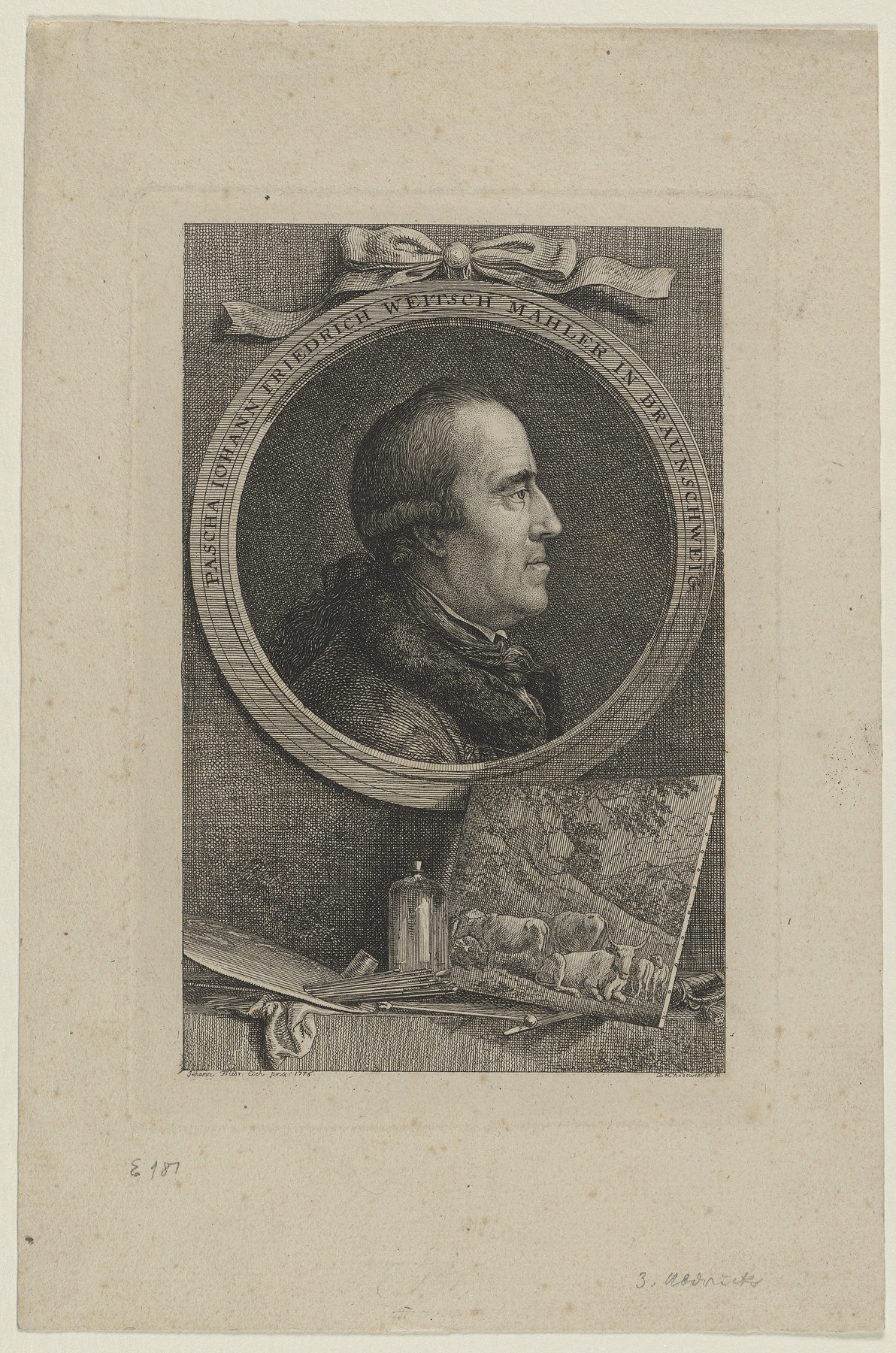 Bildnis des Pascha Johann Friedrich Weitsch (Gleimhaus Halberstadt CC BY-NC-SA)