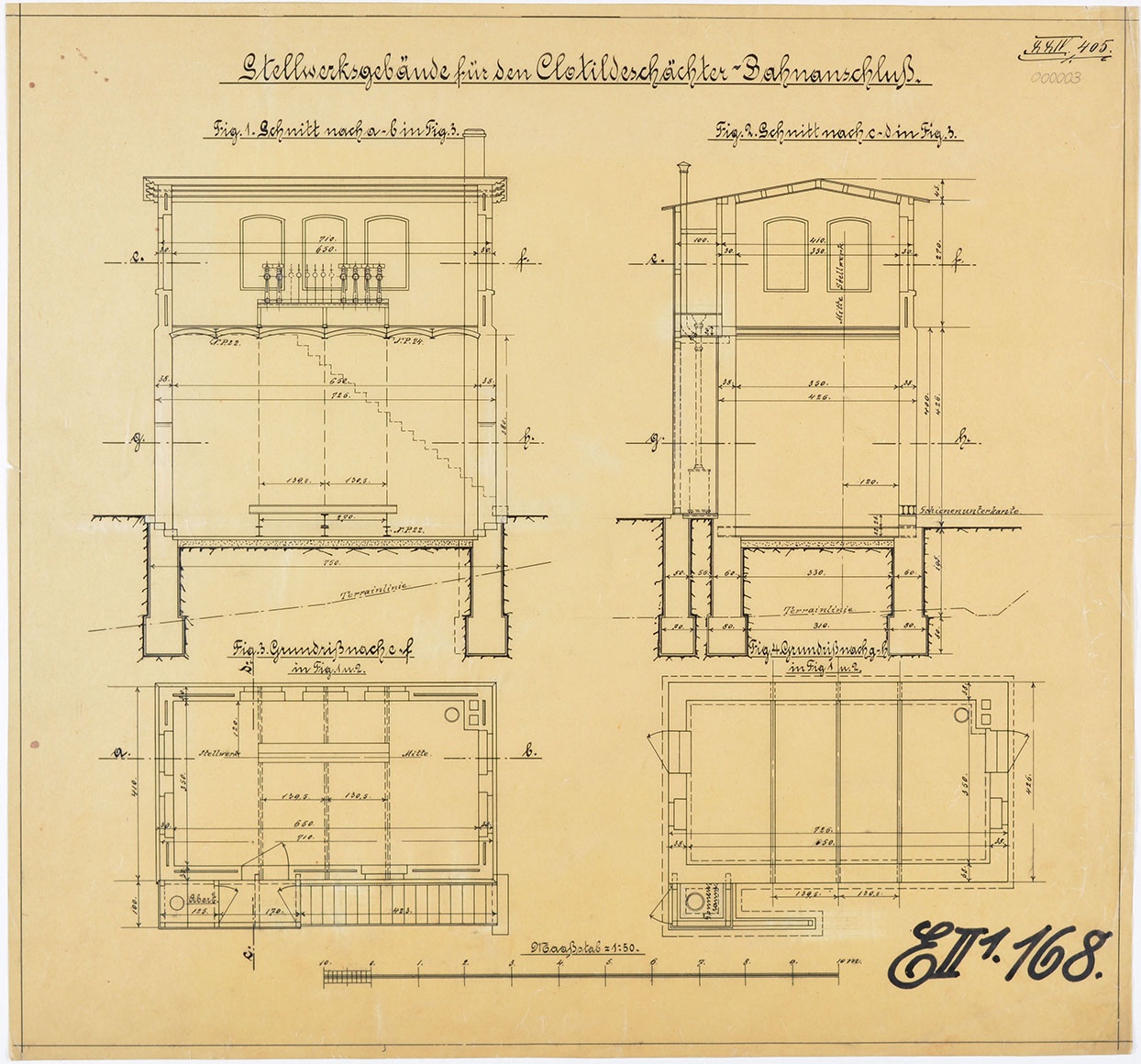 Stellwerksgebäude für den Clotildeschächter-Bahnanschluss (Mansfeld-Museum im Humboldt-Schloss CC BY-NC-SA)