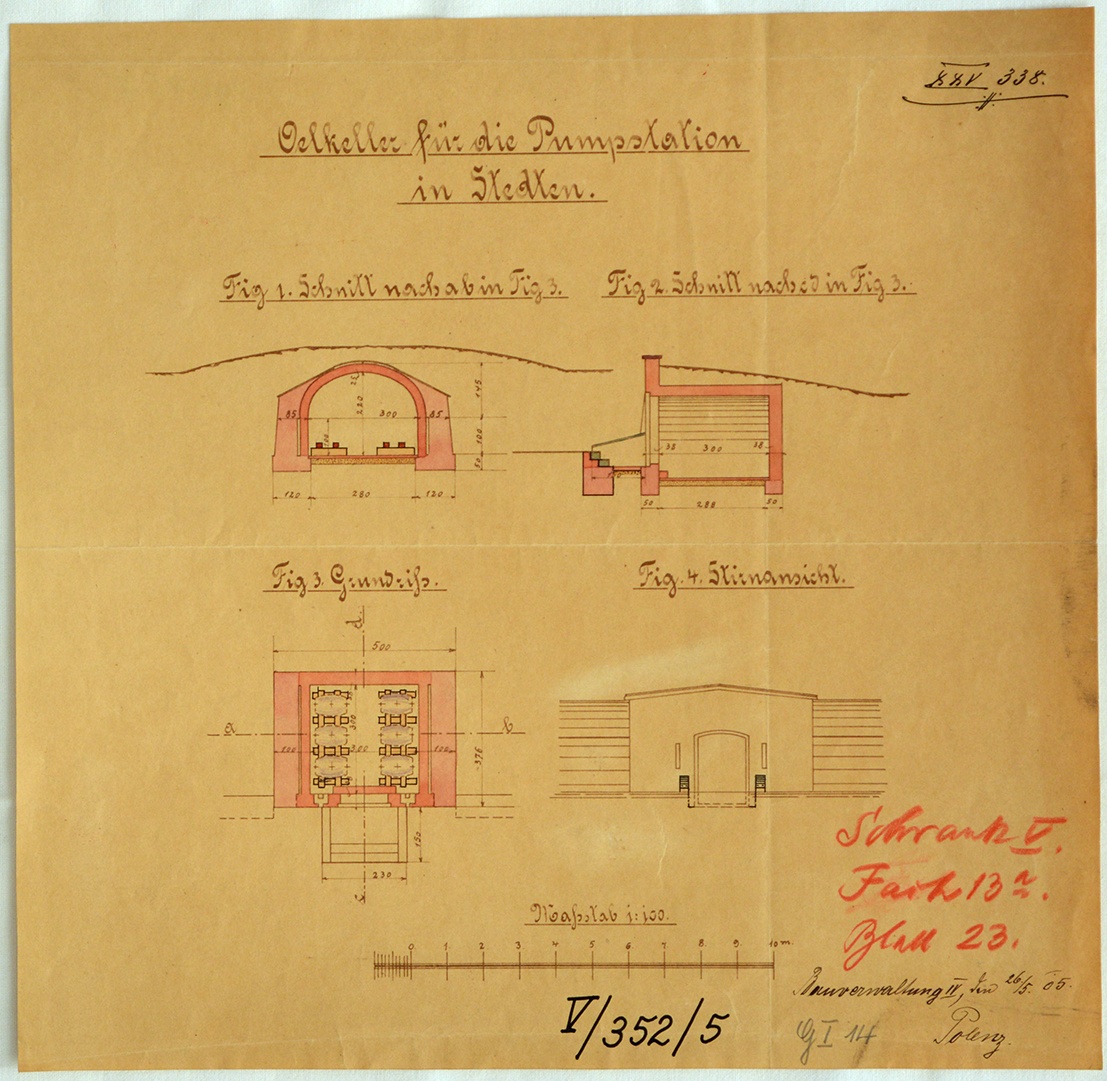 Oelkeller für die Pumpstation in Stedten (Mansfeld-Museum im Humboldt-Schloss CC BY-NC-SA)