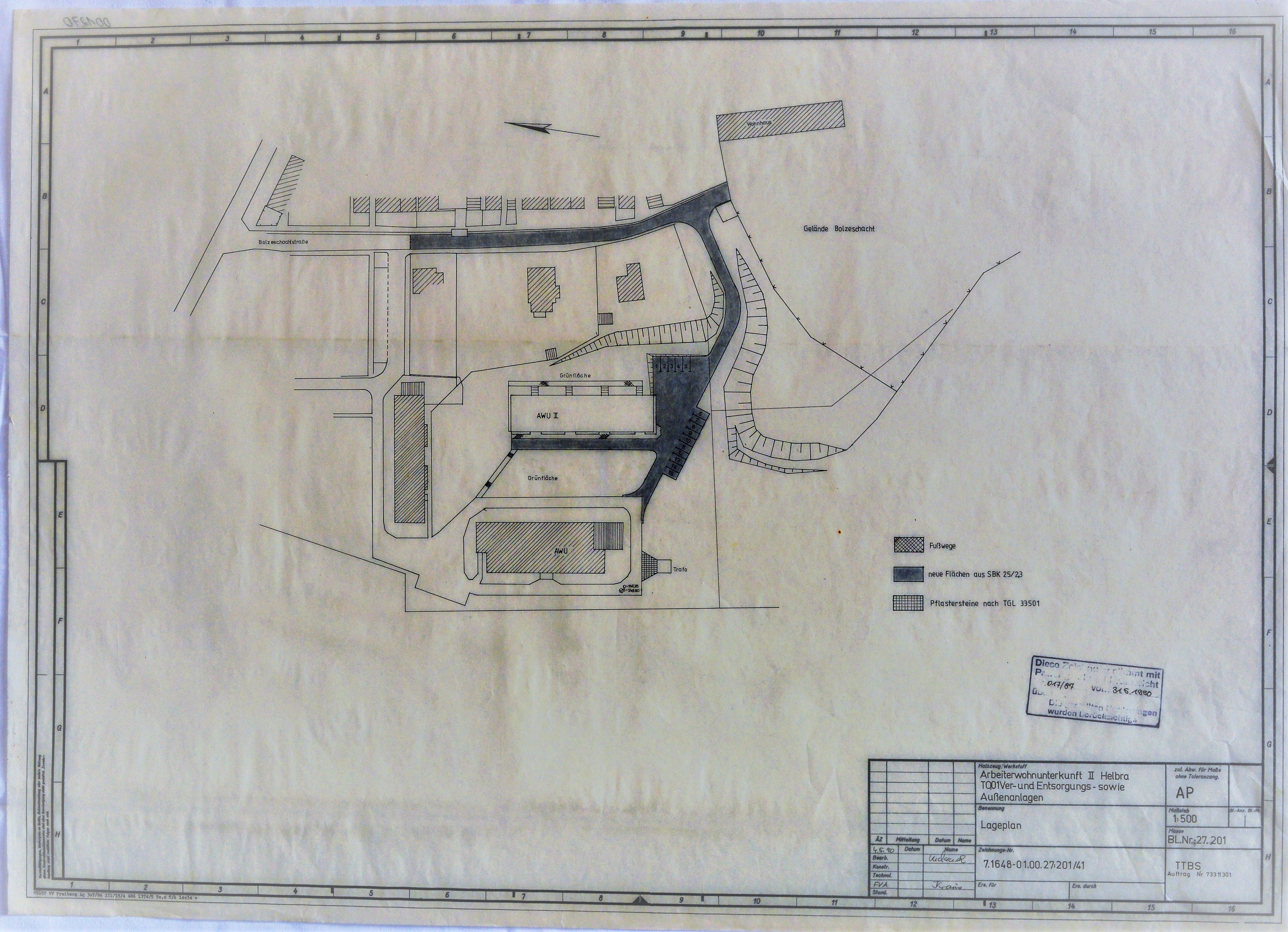 Arbeiterwohnunterkunft II Helbra TO.01 Ver- und Entsorgungs- sowie Außenanlagen (Mansfeld-Museum im Humboldt-Schloss CC BY-NC-SA)