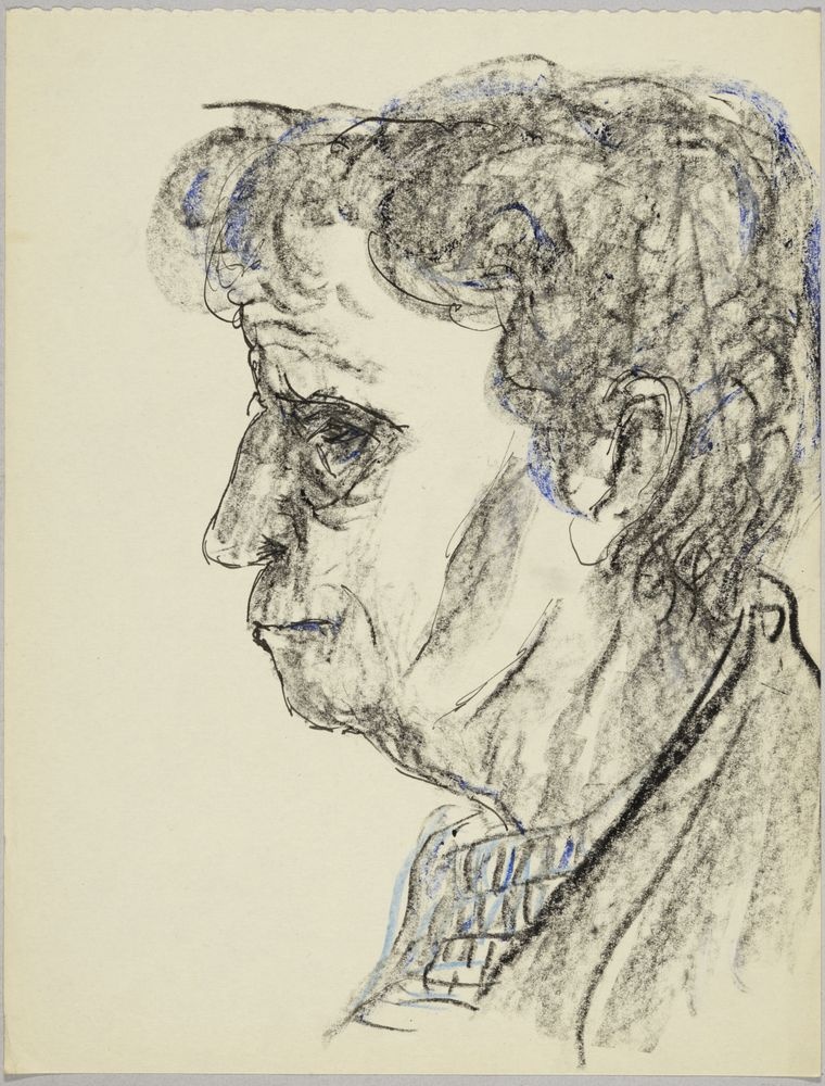 ohne Titel [Porträtstudie - Ältere Frau] (VG Bild-Kunst Bonn 2019 RR-F)