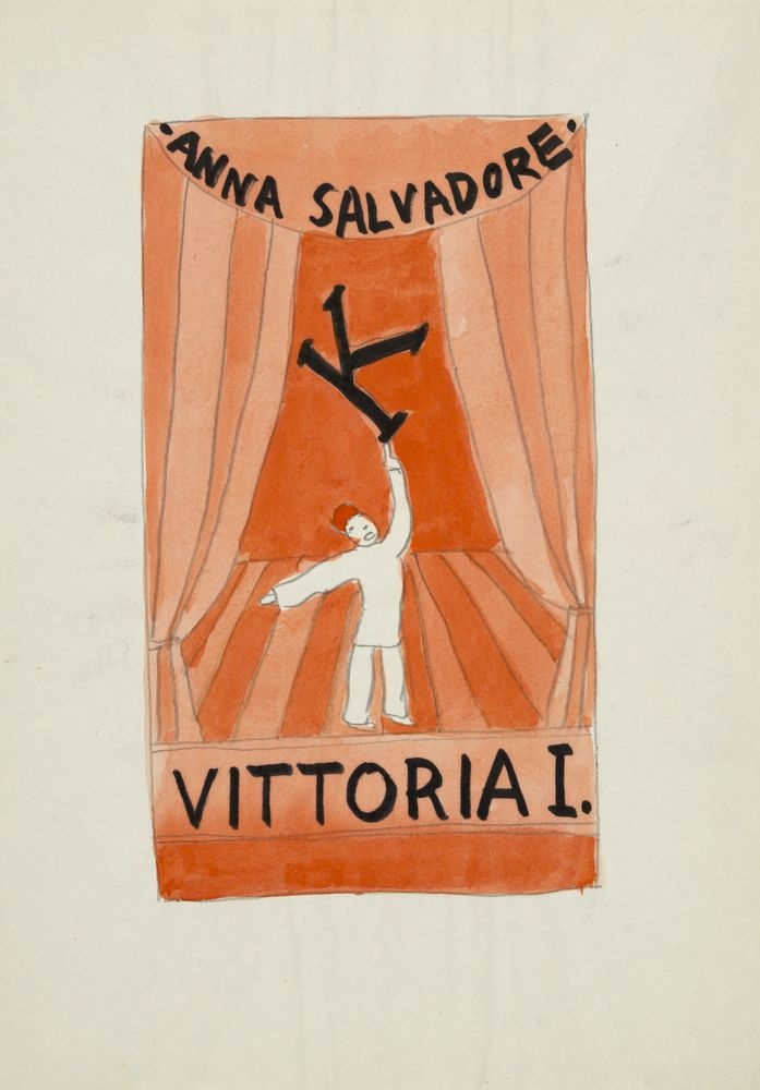 ohne Titel [Illustration zu "Vittoria" von Anna Salvador] (VG Bild-Kunst Bonn 2019 RR-F)