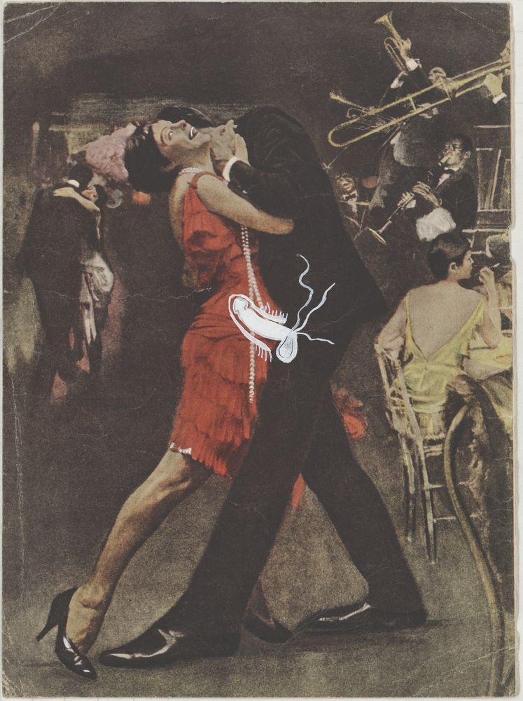 ohne Titel [Collage - Tangotänzer] (VG Bild-Kunst Bonn 2019 RR-F)