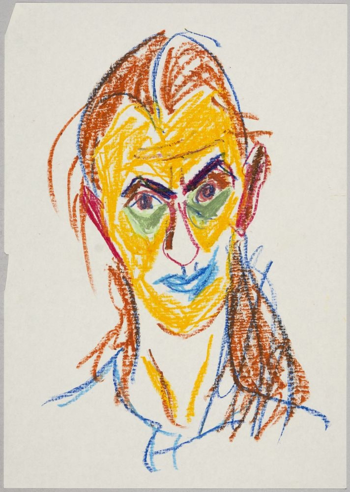 ohne Titel [G. G. - Porträtstudie mit roten Haaren] (VG Bild-Kunst Bonn 2019 RR-F)