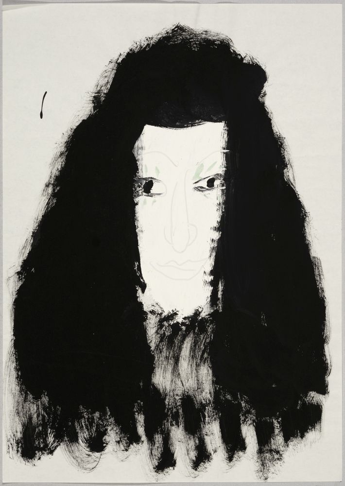 ohne Titel [Porträtstudie einer Frau] (VG Bild-Kunst Bonn 2019 RR-F)