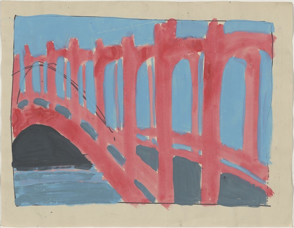 ohne Titel [Brücke in New York] (VG Bild-Kunst Bonn 2019 RR-F)