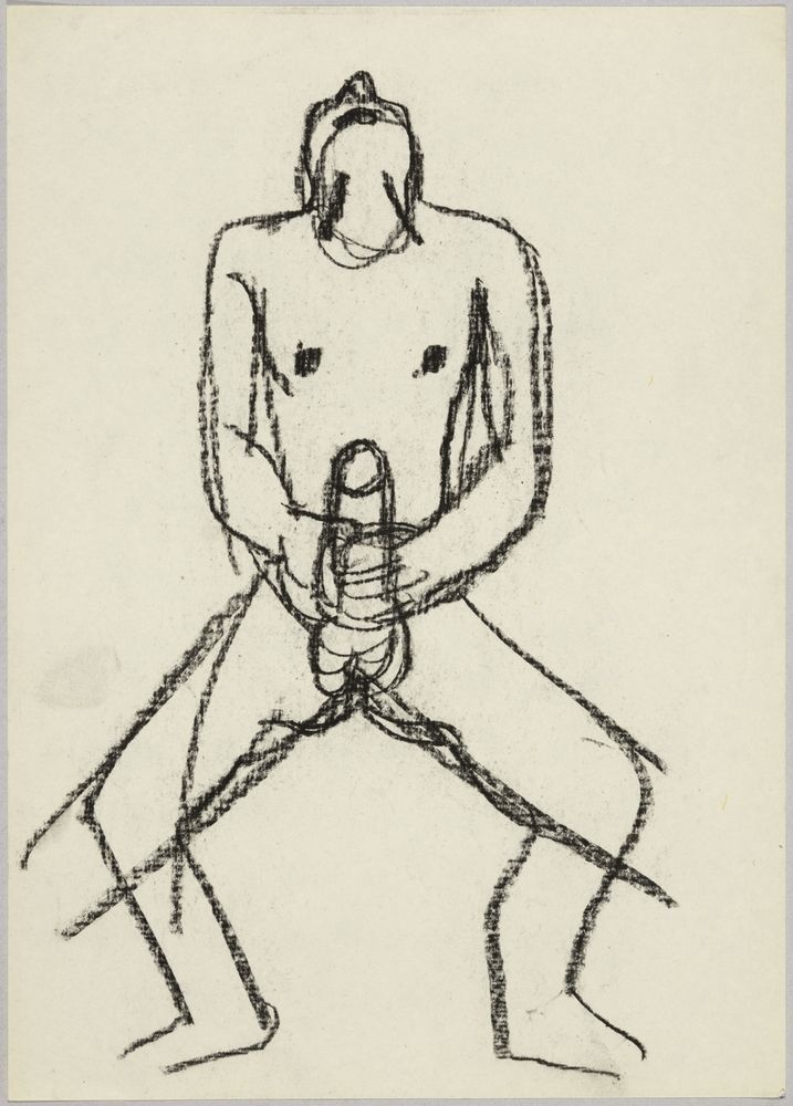 ohne Titel [Nackter Mann] (VG Bild-Kunst Bonn 2019 RR-F)