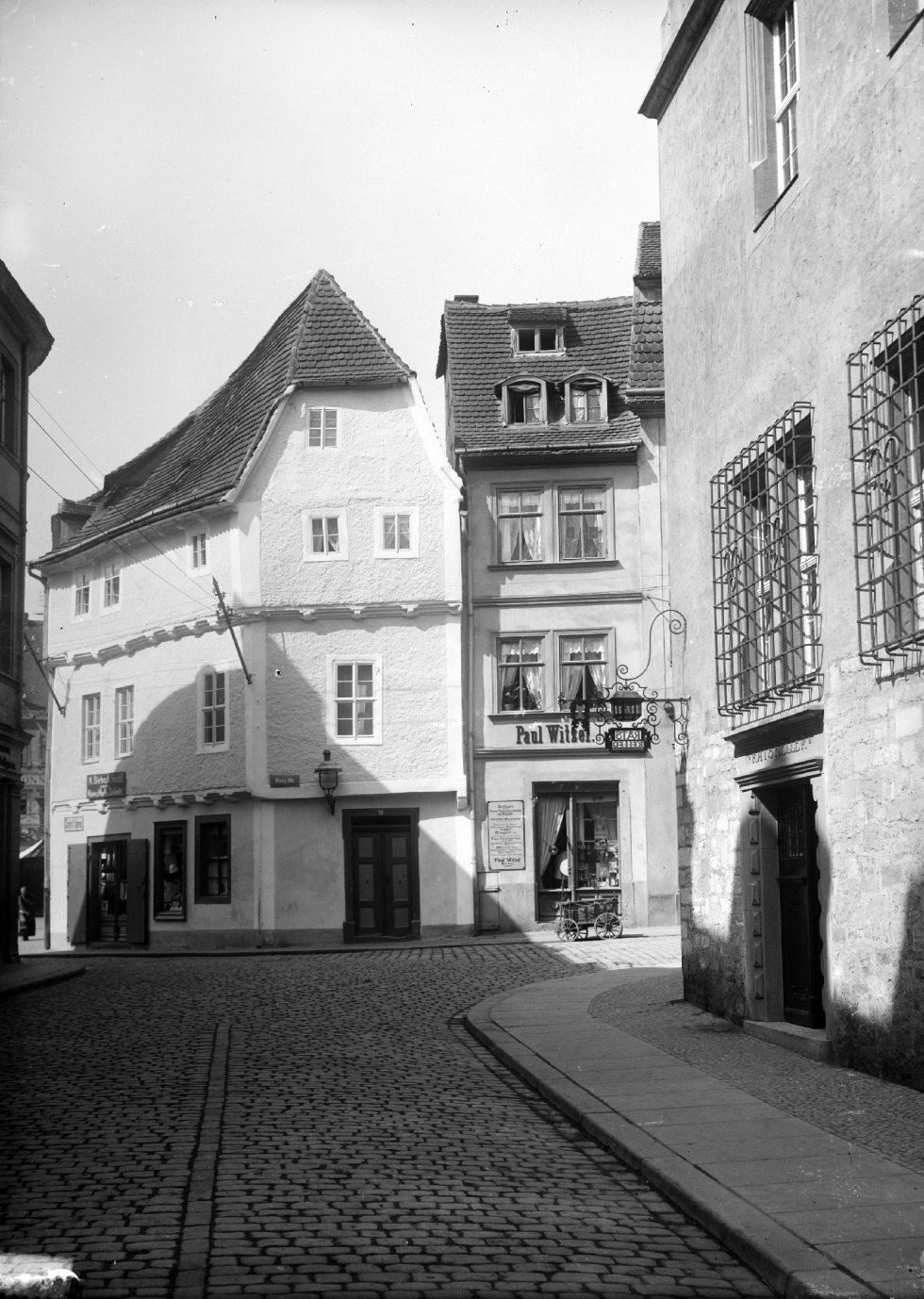 Merseburg, Südende der Burgstraße (Kulturhistorisches Museum Schloss Merseburg CC BY-NC-SA)