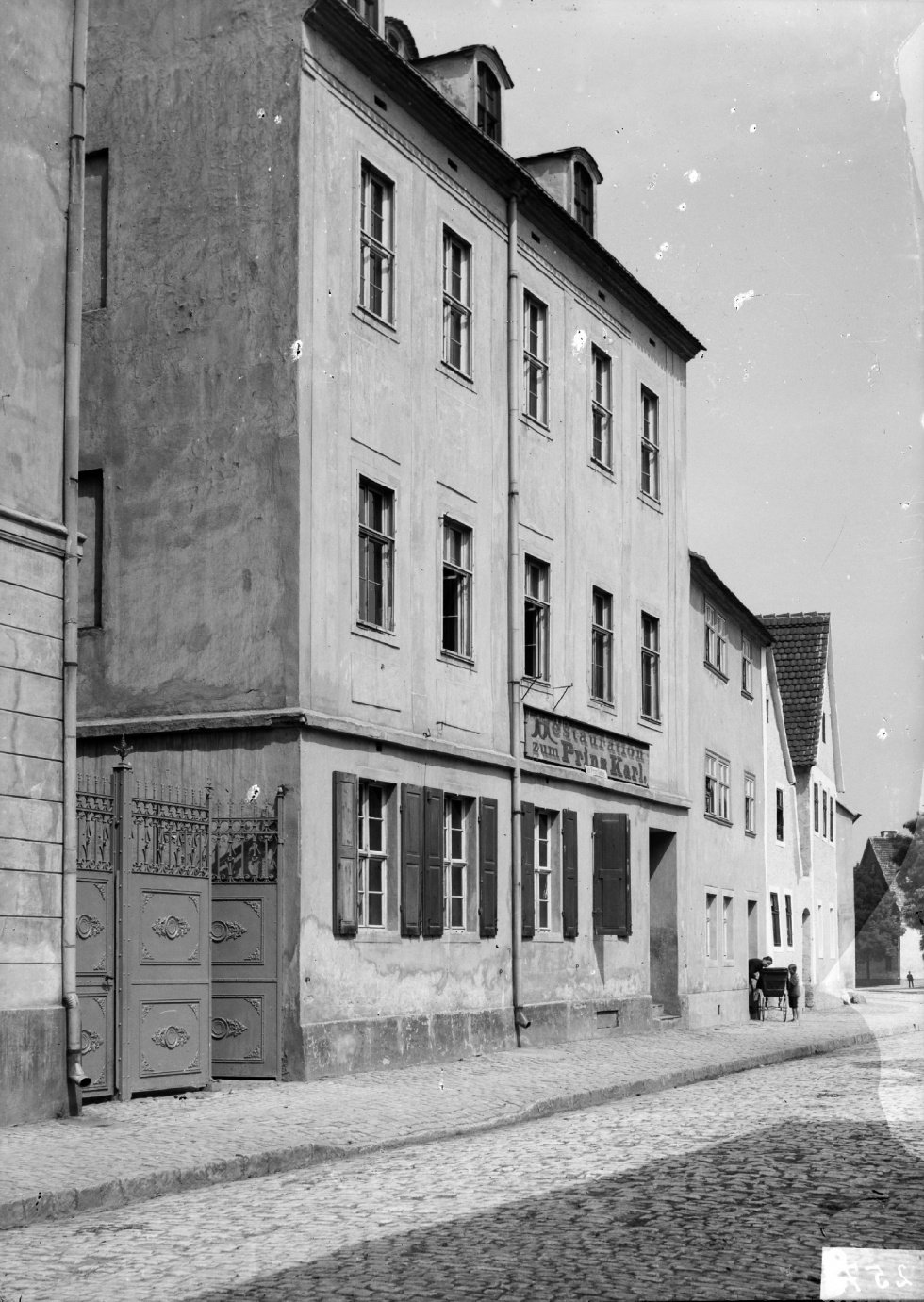 Merseburg, Gasthaus &quot;Prinz Karl&quot; Ober-Altenburg Nr. 21 (Kulturhistorisches Museum Schloss Merseburg CC BY-NC-SA)