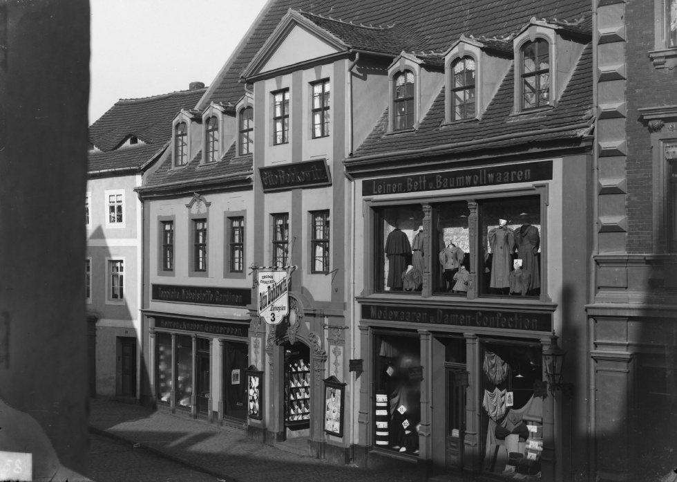 Merseburg, Modehaus Otto Dobkowitz (Kulturhistorisches Museum Schloss Merseburg CC BY-NC-SA)