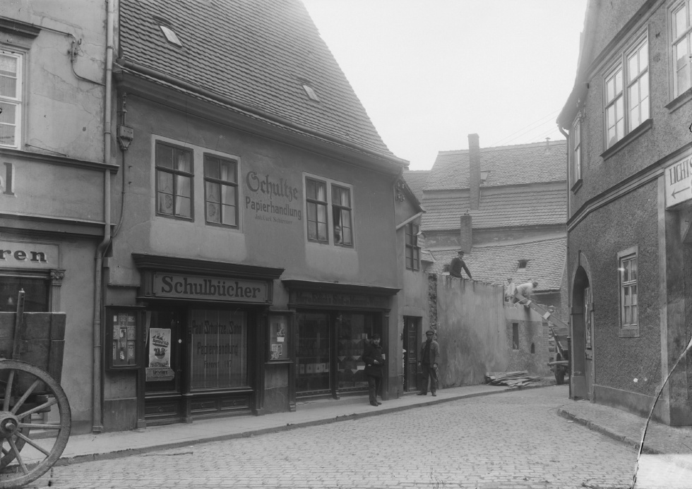 Merseburg, Gotthardstraße, östliches Ende (Kulturhistorisches Museum Schloss Merseburg CC BY-NC-SA)