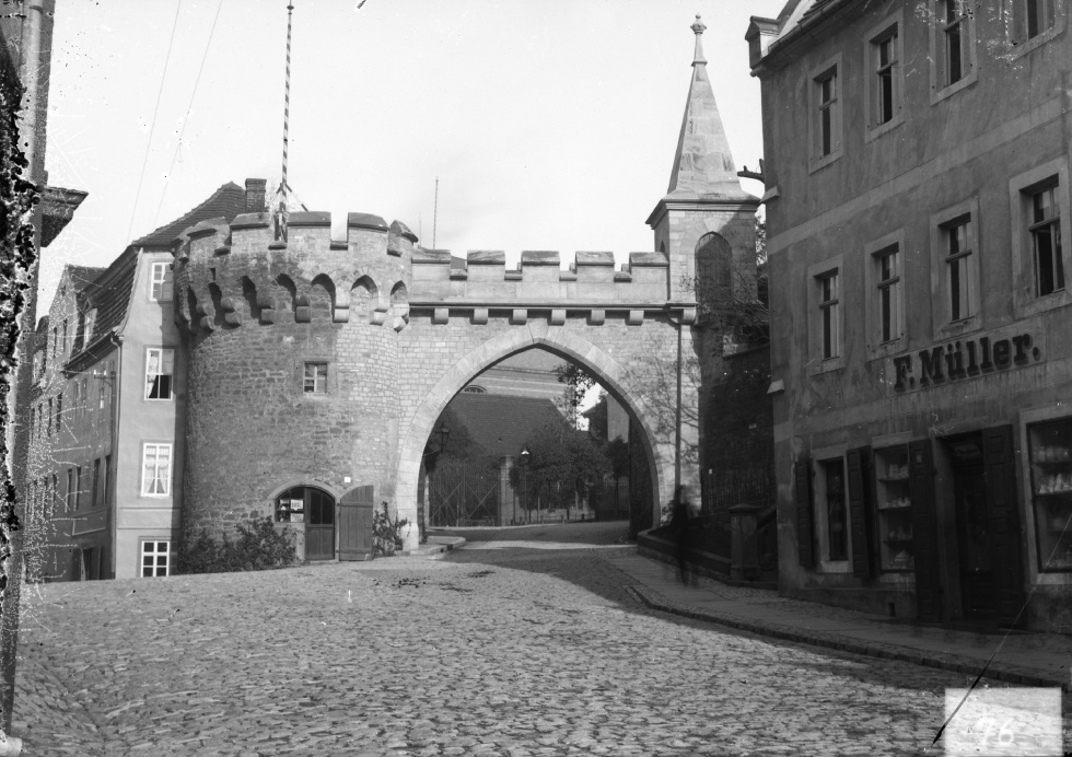 Merseburg, Das Krumme Tor (Kulturhistorisches Museum Schloss Merseburg CC BY-NC-SA)