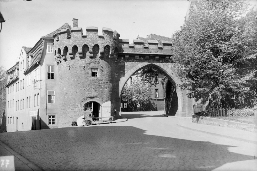 Merseburg, Das Krumme Tor (Kulturhistorisches Museum Schloss Merseburg CC BY-NC-SA)