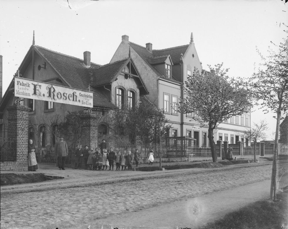 Merseburg, Landwirtschaftliche Maschinenfabrik E.  Rosch (Kulturhistorisches Museum Schloss Merseburg CC BY-NC-SA)