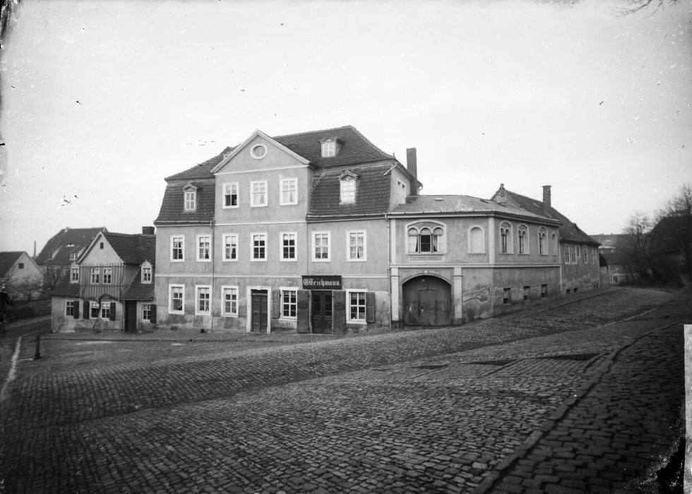 Merseburg, Unter-Altenburg, Platz zwischen Schreiberstraße und Rosental (Kulturhistorisches Museum Schloss Merseburg CC BY-NC-SA)