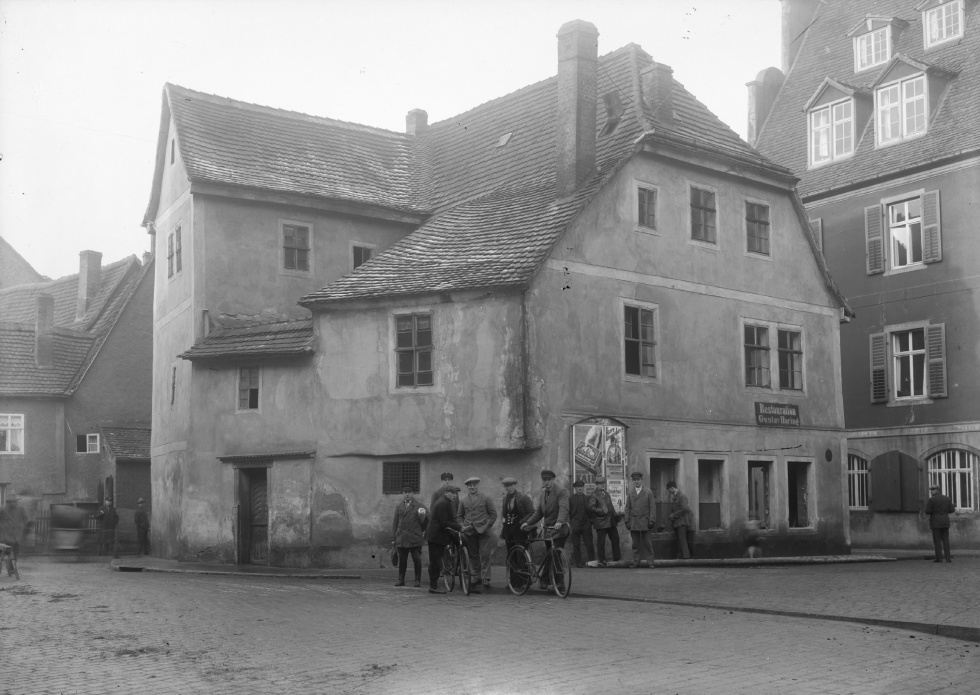 Merseburg, ehemalige Gastwirtschaft Gustav Haring Rossmarkt (Kulturhistorisches Museum Schloss Merseburg CC BY-NC-SA)