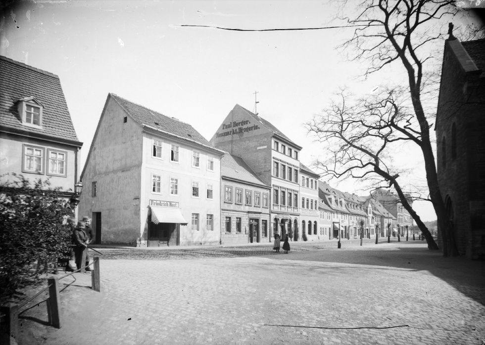 Merseburg, Am Neumarkt (Kulturhistorisches Museum Schloss Merseburg CC BY-NC-SA)
