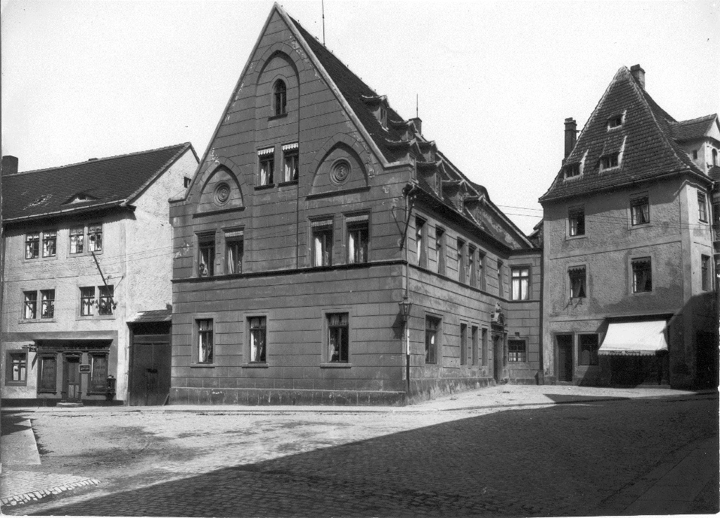 Merseburg, Burgstraße, Ecke Entenplan (Kulturhistorisches Museum Schloss Merseburg CC BY-NC-SA)