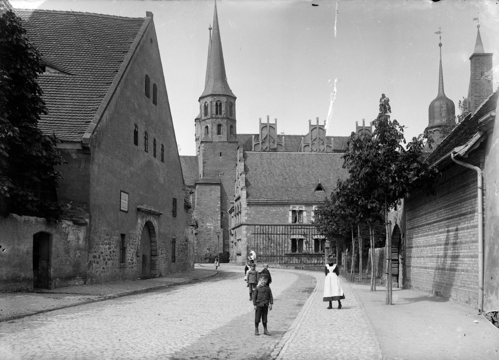 Merseburg, Dompropstei mit Dom (Kulturhistorisches Museum Schloss Merseburg CC BY-NC-SA)