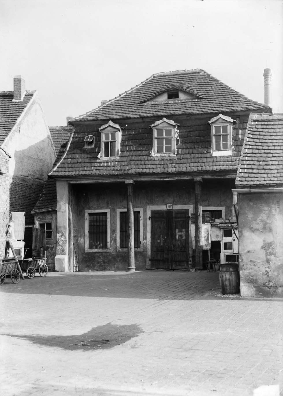 Merseburg, Breite Straße - Pakethaus (Kulturhistorisches Museum Schloss Merseburg CC BY-NC-SA)