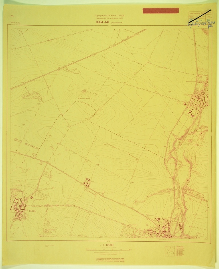 Welbsleben Nord (topographische Karte 1:10000) (Kulturhistorisches Museum Schloss Merseburg CC BY-NC-SA)