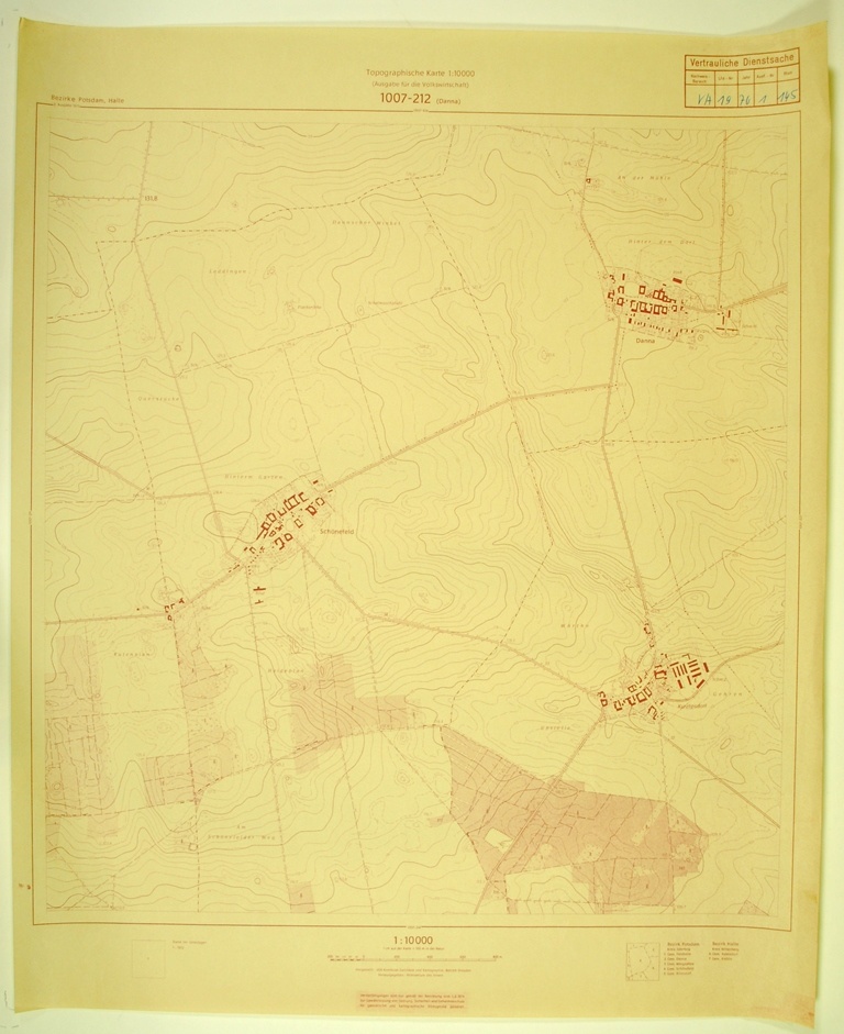 Danna (topographische Karte 1:10000) (Kulturhistorisches Museum Schloss Merseburg CC BY-NC-SA)