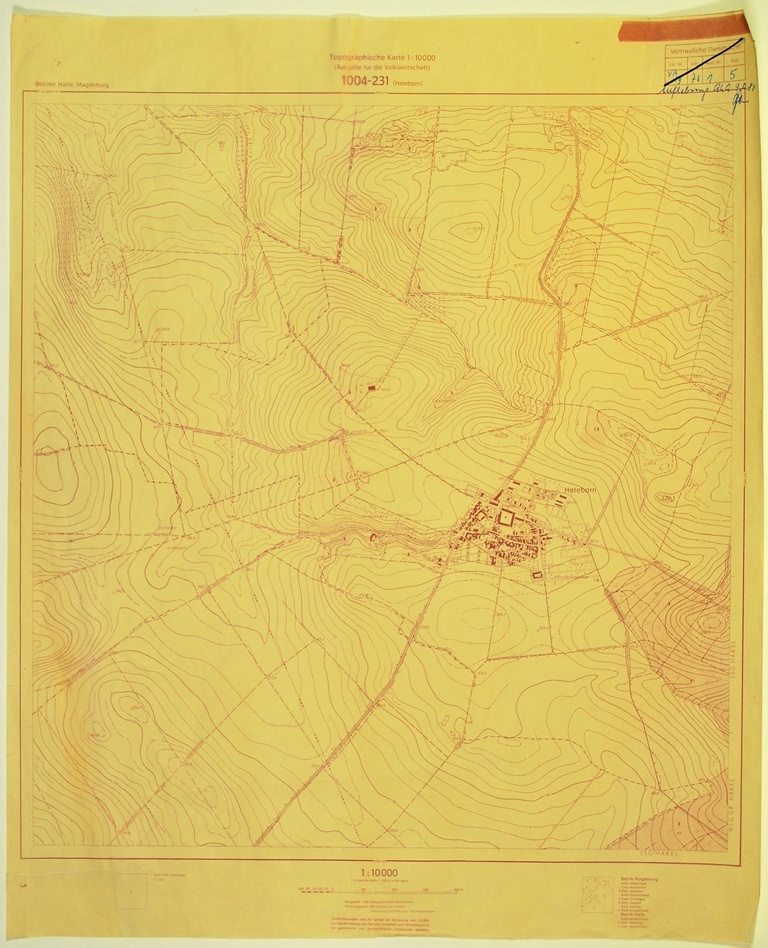 Heteborn (topographische Karte 1:10000) (Kulturhistorisches Museum Schloss Merseburg CC BY-NC-SA)