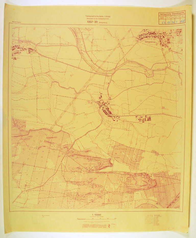 Seegrehna (topographische Karte 1:10000) (Kulturhistorisches Museum Schloss Merseburg CC BY-NC-SA)