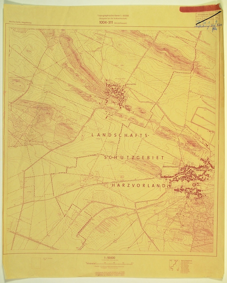 Westerhausen (topographische Karte 1:10000) (Kulturhistorisches Museum Schloss Merseburg CC BY-NC-SA)